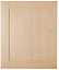 IT Kitchens Westleigh Contemporary Maple Effect Shaker Standard Cabinet door (W)600mm (H)715mm (T)18mm