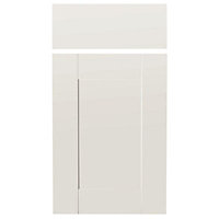 IT Kitchens Westleigh Ivory Drawerline door & drawer front, (W)400mm (H)715mm (T)18mm