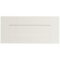 IT Kitchens Westleigh Ivory Style Shaker Bridging Cabinet door (W)600mm (H)277mm (T)18mm
