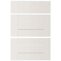 IT Kitchens Westleigh Ivory Style Shaker Drawer front (W)500mm, Set of 3