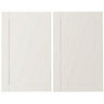 IT Kitchens Westleigh Ivory Style Shaker Larder Cabinet door (W)600mm (H)1912mm (T)18mm, Set of 2