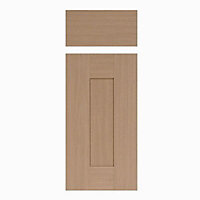 IT Kitchens Westleigh Oak effect Drawerline door & drawer front, (W)300mm (H)715mm (T)18mm