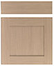 IT Kitchens Westleigh Oak effect Drawerline door & drawer front, (W)600mm (H)715mm (T)18mm