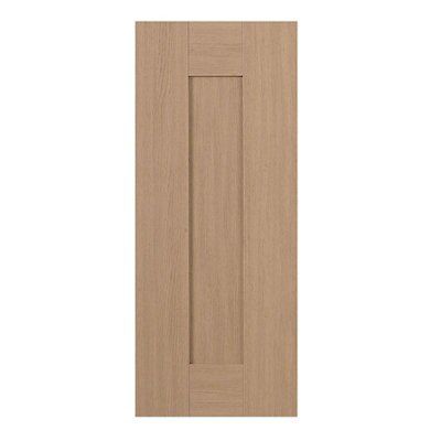 IT Kitchens Westleigh Textured Oak Effect Shaker Standard Cabinet Door (W)300mm (H)715mm (T)18mm ...