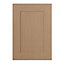 IT Kitchens Westleigh Textured Oak Effect Shaker Standard Cabinet door (W)500mm (H)715mm (T)18mm