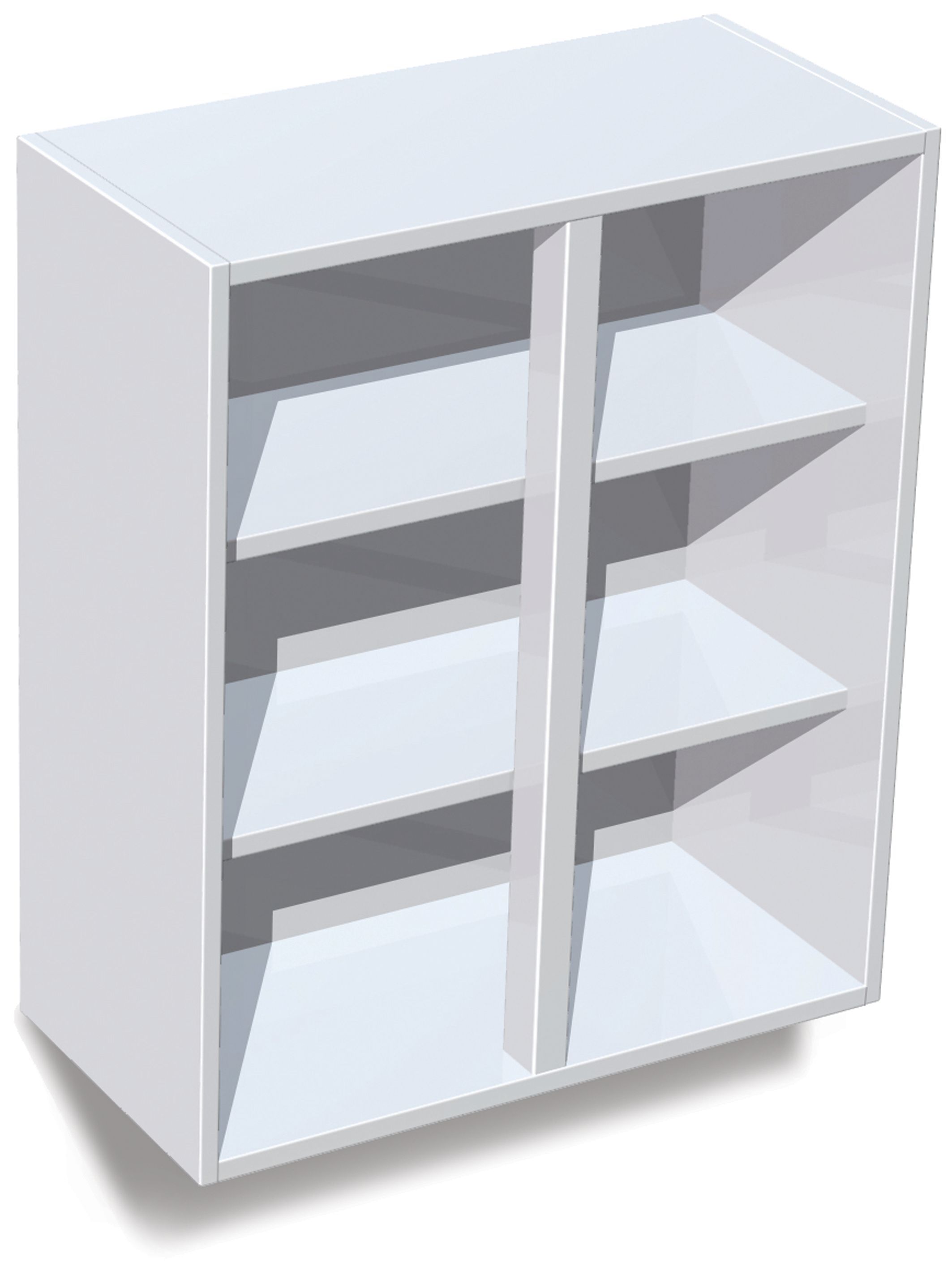 IT Kitchens White Corner Wall unit carcass (W)600mm DIY at B&Q