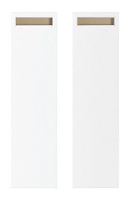 IT Kitchens White Gloss With Integrated Handles Gloss White Gloss white ...