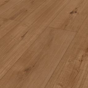 Italo Walnut Oak effect Textured Click vinyl Plank Sample