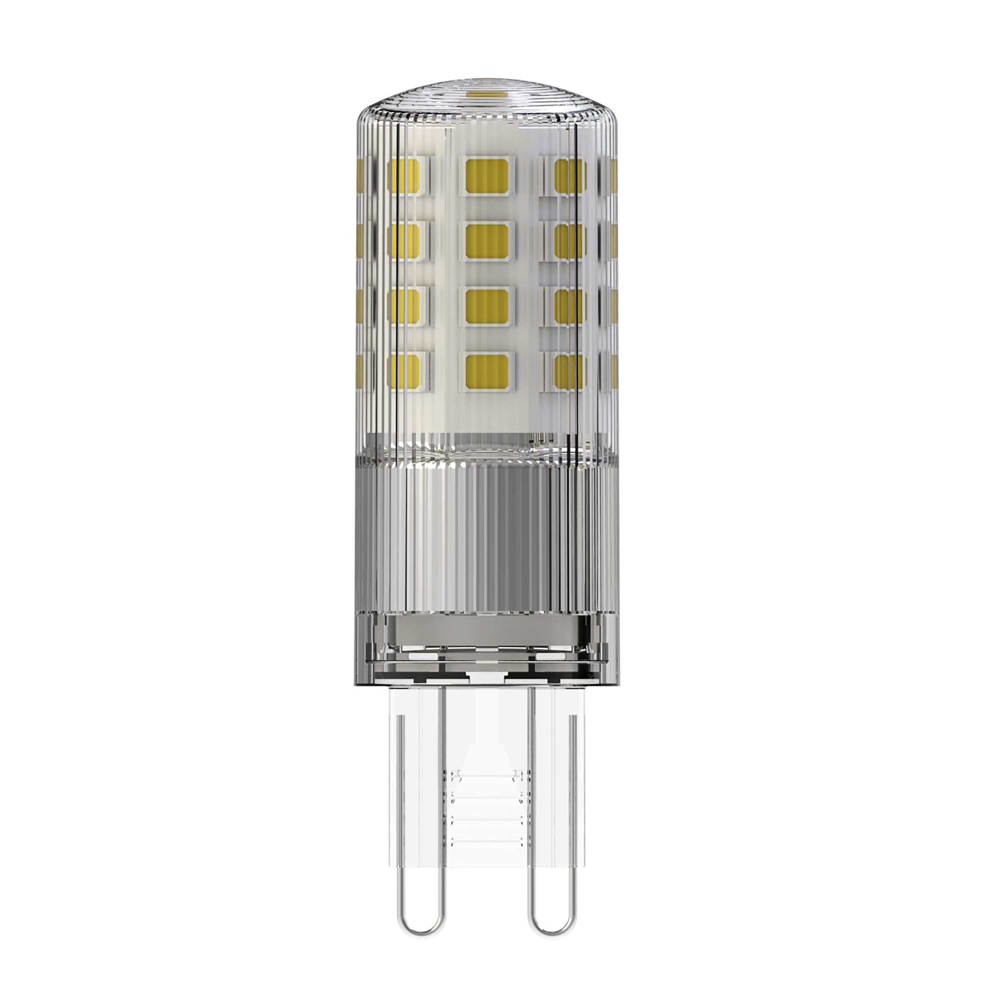 Jacobsen G9 4W 470lm 300° Clear Capsule Warm white LED Dimmable LED Light bulb, Pack of 2