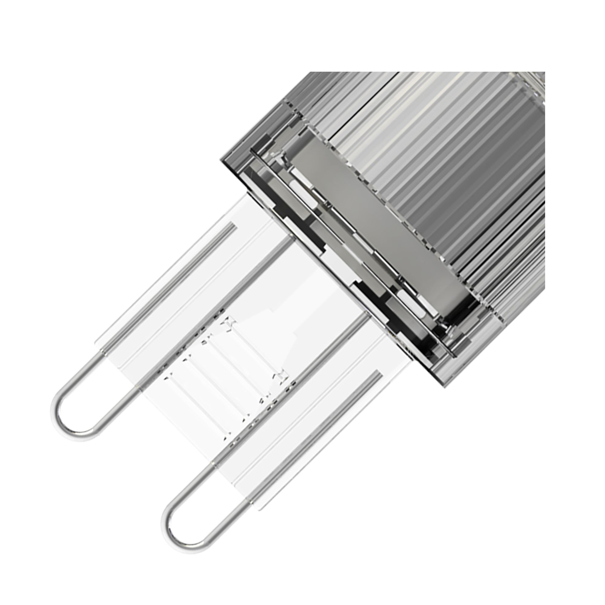 Jacobsen G9 4W 470lm 300° Clear Capsule Warm white LED Dimmable LED Light bulb, Pack of 2