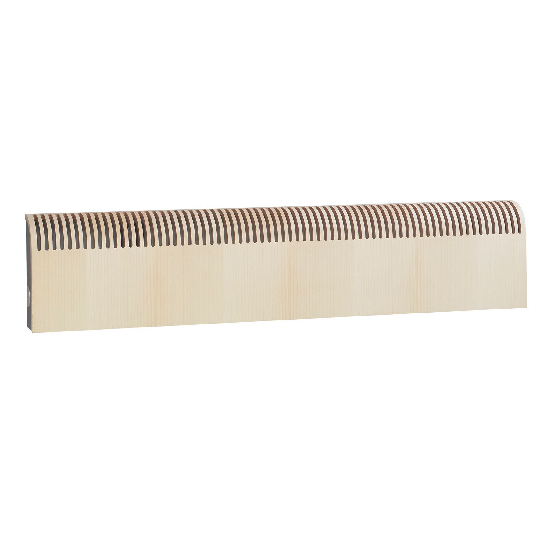 Jaga Knockonwood Maple effect Horizontal Designer Radiator, (W)1400mm x (H)300mm