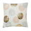 Jaipur Multicolour Circle printed Indoor Cushion (L)50cm x (W)50cm