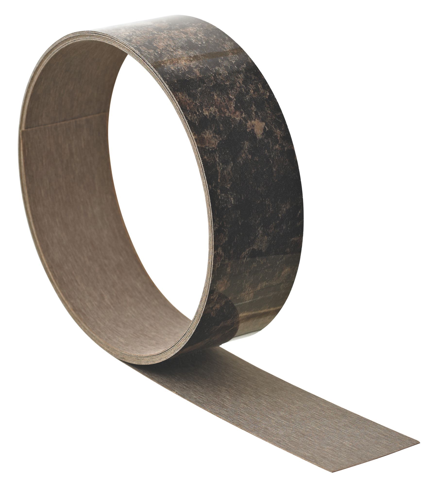 Jamocha Gloss Granite effect Brown Worktop edging tape, (L)3m DIY at B&Q