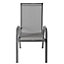 Janeiro Steel grey Armchair (H)1030mm (W)560mm