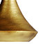 Japura Pendant Gold effect Ceiling light