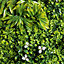 Jasmine flower Square Artificial plant wall, (H)1m (W)1m