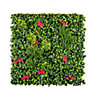 Jasmine Square Artificial plant wall, (H)1m (W)1m