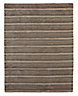 Jasola Striped Grey & taupe Rug 150cmx80cm