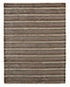 Jasola Striped Grey & taupe Rug 160cmx120cm