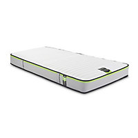 Jay-Be Benchmark S1 Green Open Coil Spring & Advance e-Fibre hypoallergenic Water resistant Open coil Single Mattress