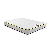 Jay-Be Benchmark S5 Yellow Open Coil & E-Pocket Spring topped with Advance e -Fibre hypoallergenic Water resistant Open coil King Mattress