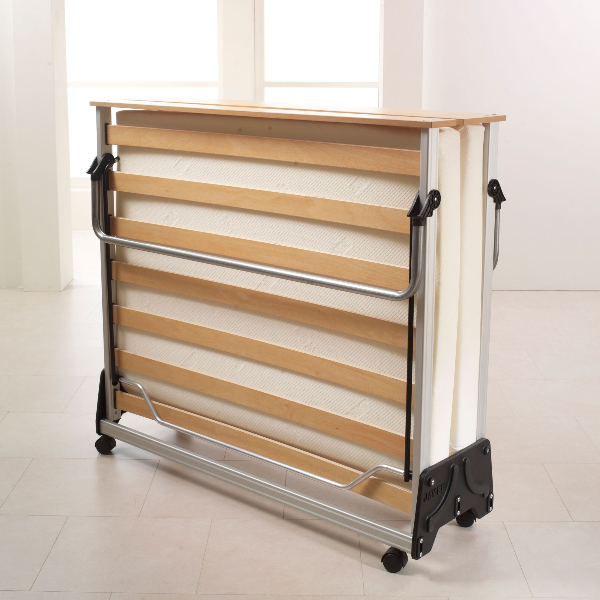 Jay Be J Bed Double Foldable Guest bed with Memory foam mattress