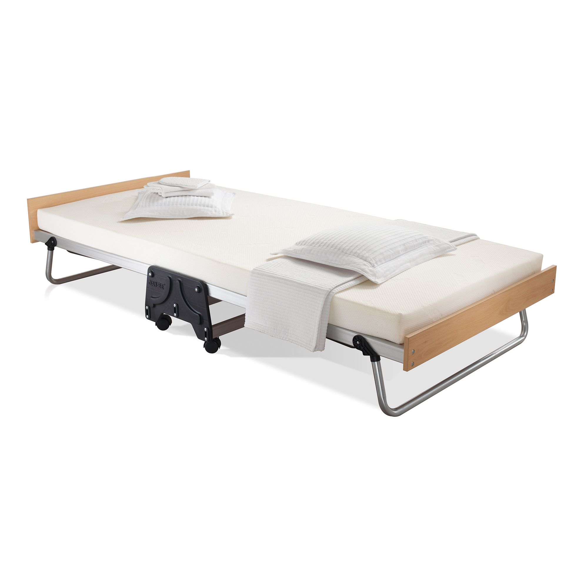 Jay-Be J-Bed Single Folding Rollaway Bed with Memory foam mattress