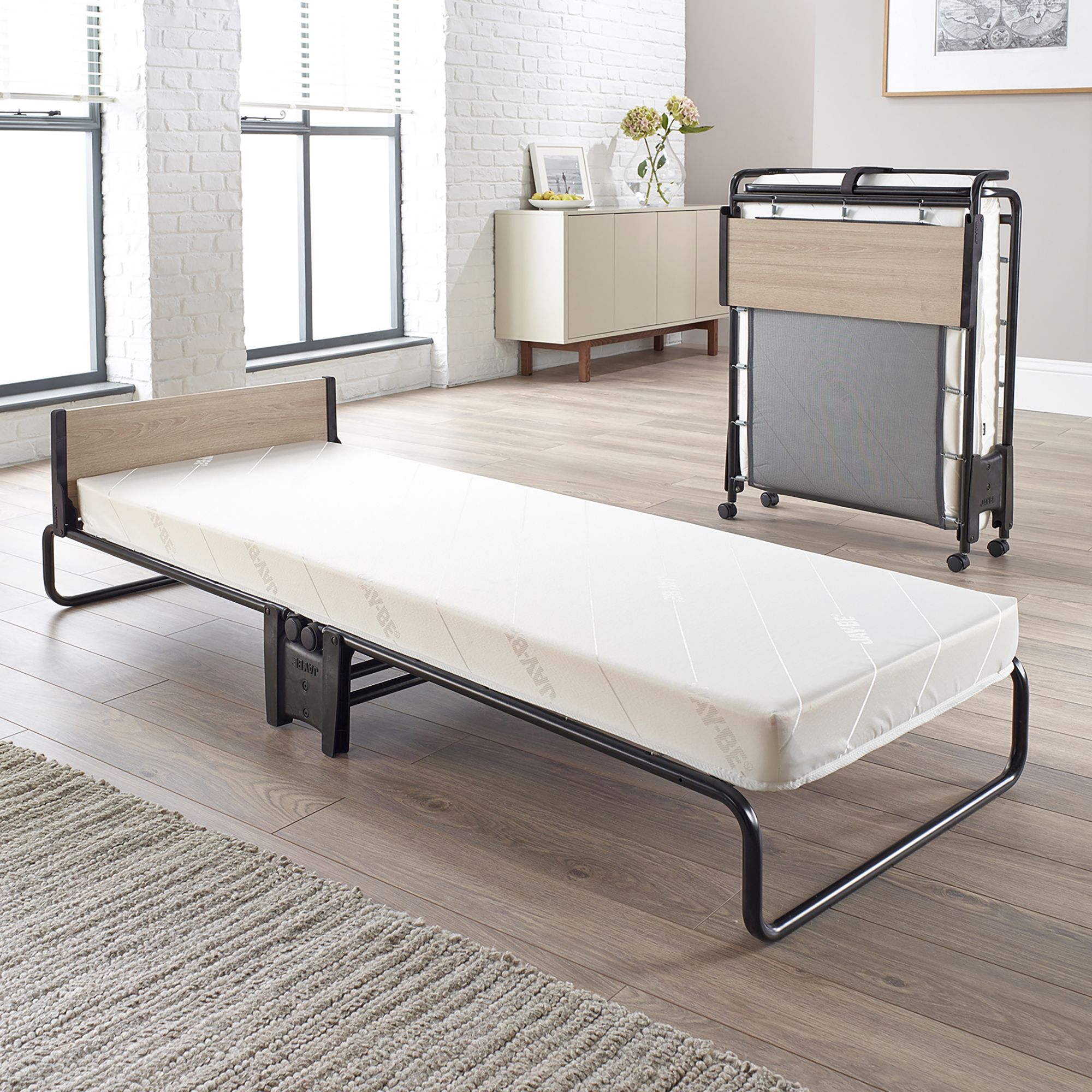 Jay-Be Revolution Small single Folding Bed with Memory foam mattress