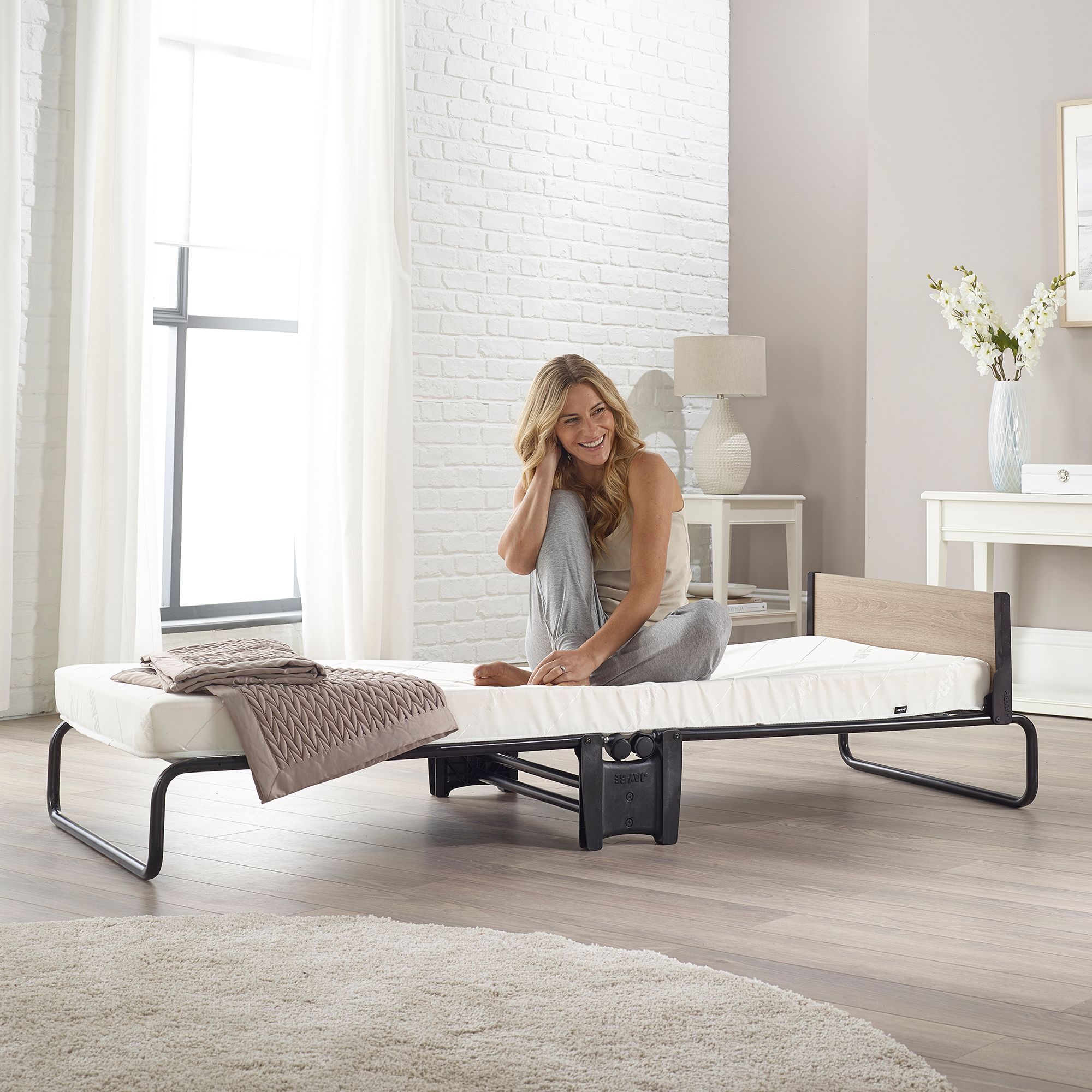 Jay-Be Revolution Small single Folding Bed with Memory foam mattress