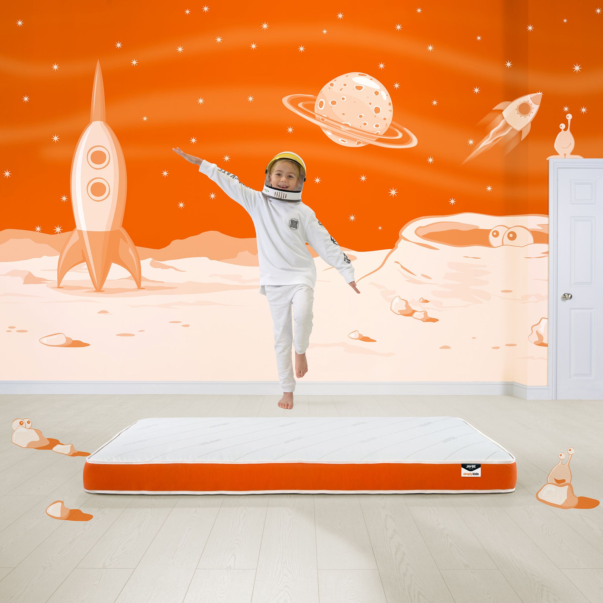 Jay-Be Simply Kids Open coil Single Kids Mattress