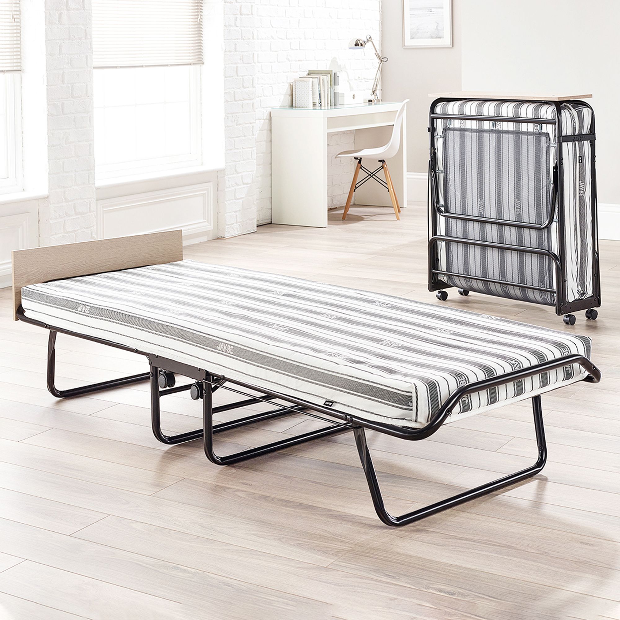 Jay-Be Supreme Pocket sprung Small single Foldable Guest bed with ...