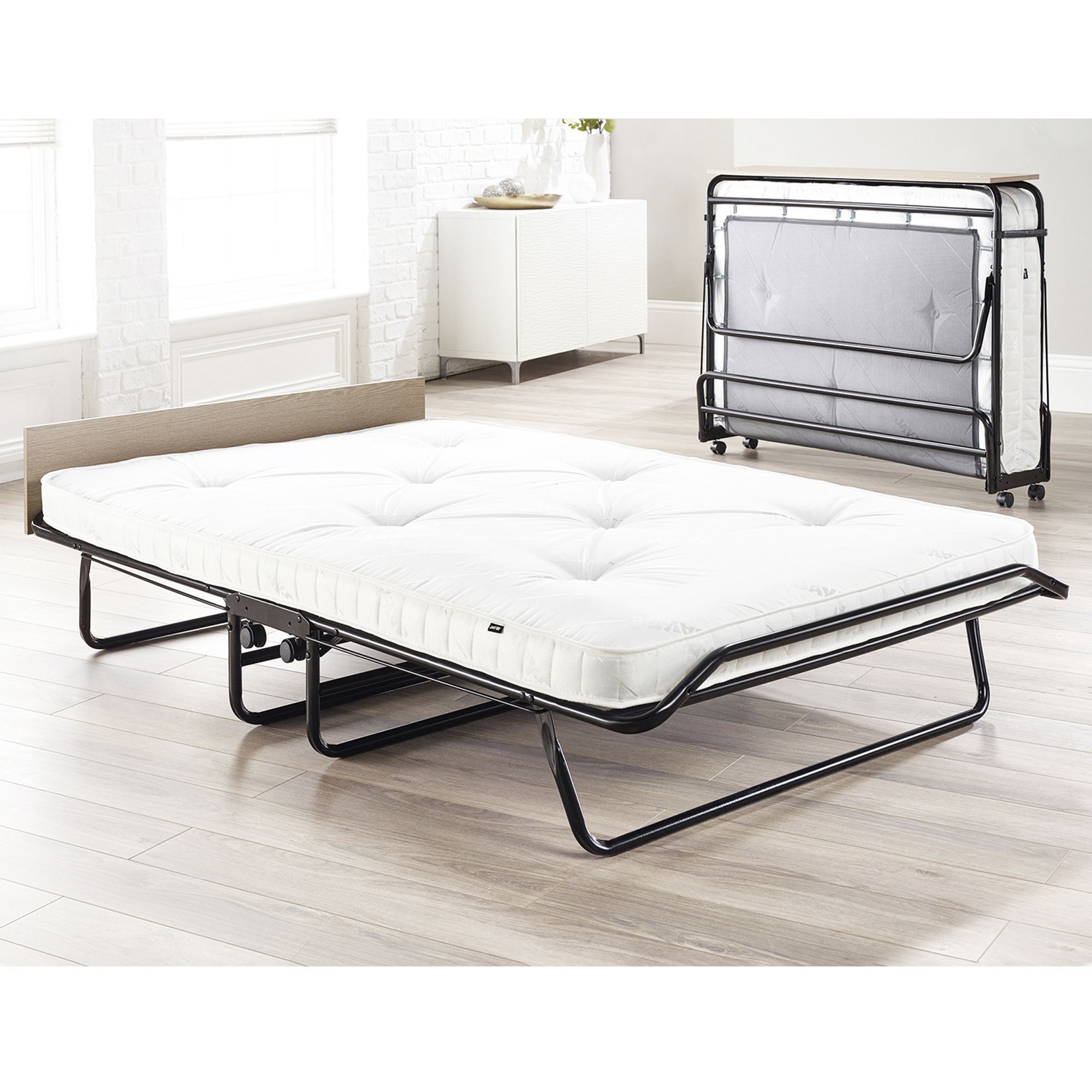 Jay-Be Supreme Small double Folding Rollaway Bed with Pocket sprung mattress
