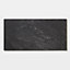 Jazy Charcoal Slate Stone effect Click fitting system Vinyl tile, Sample
