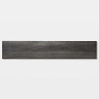 Jazy Grey Natural Wood effect Click fitting system Vinyl plank, Sample
