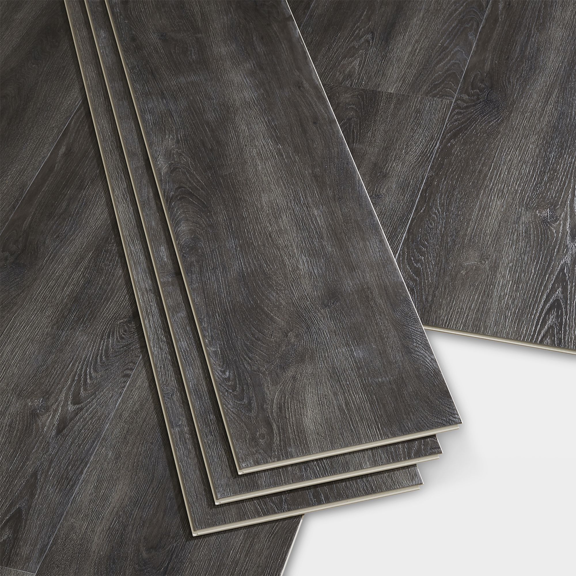 Jazy Grey Wood effect Click vinyl Flooring Sample