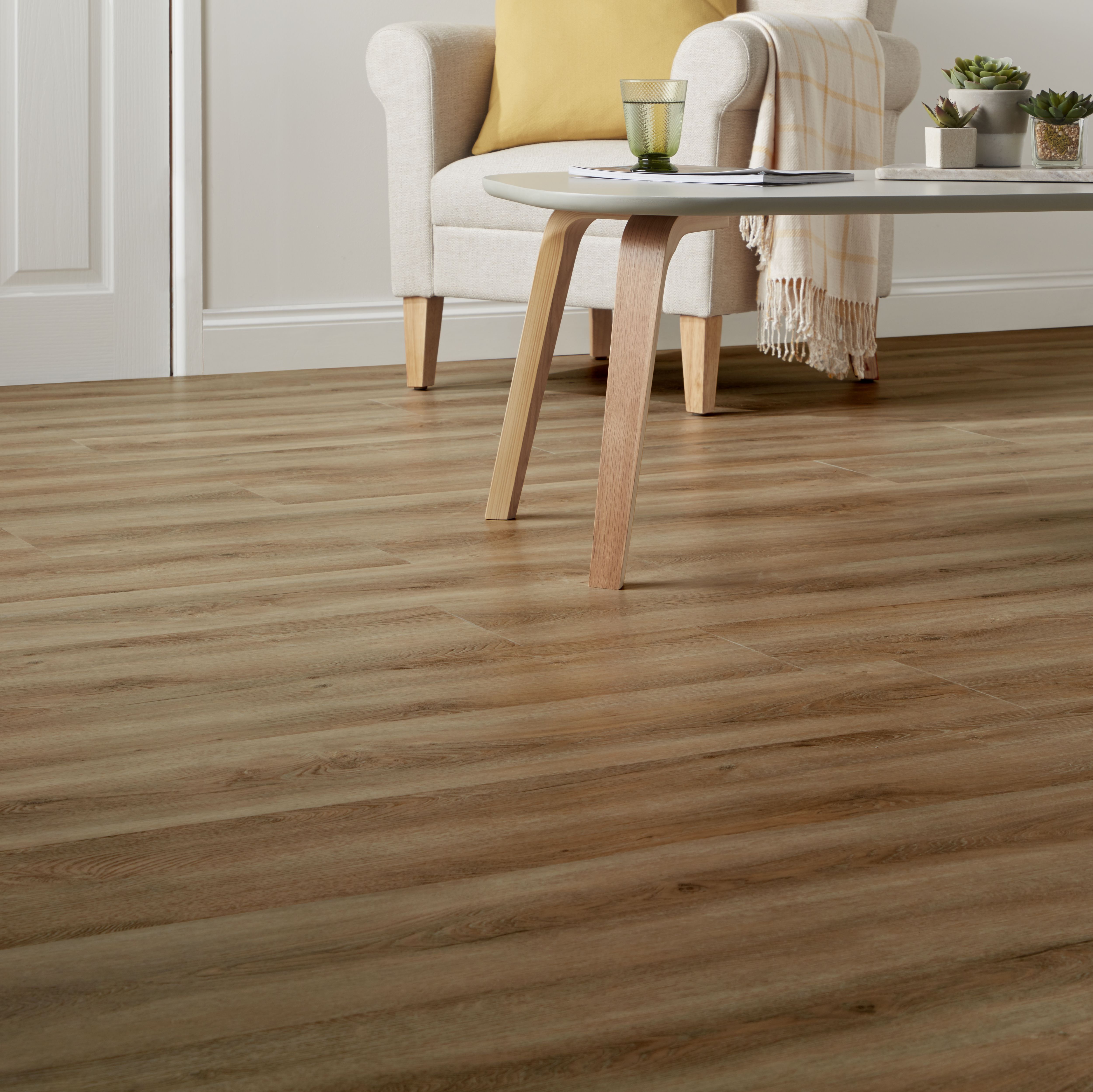 Jazy Honey Wood effect Planks Sample of 1 - 4