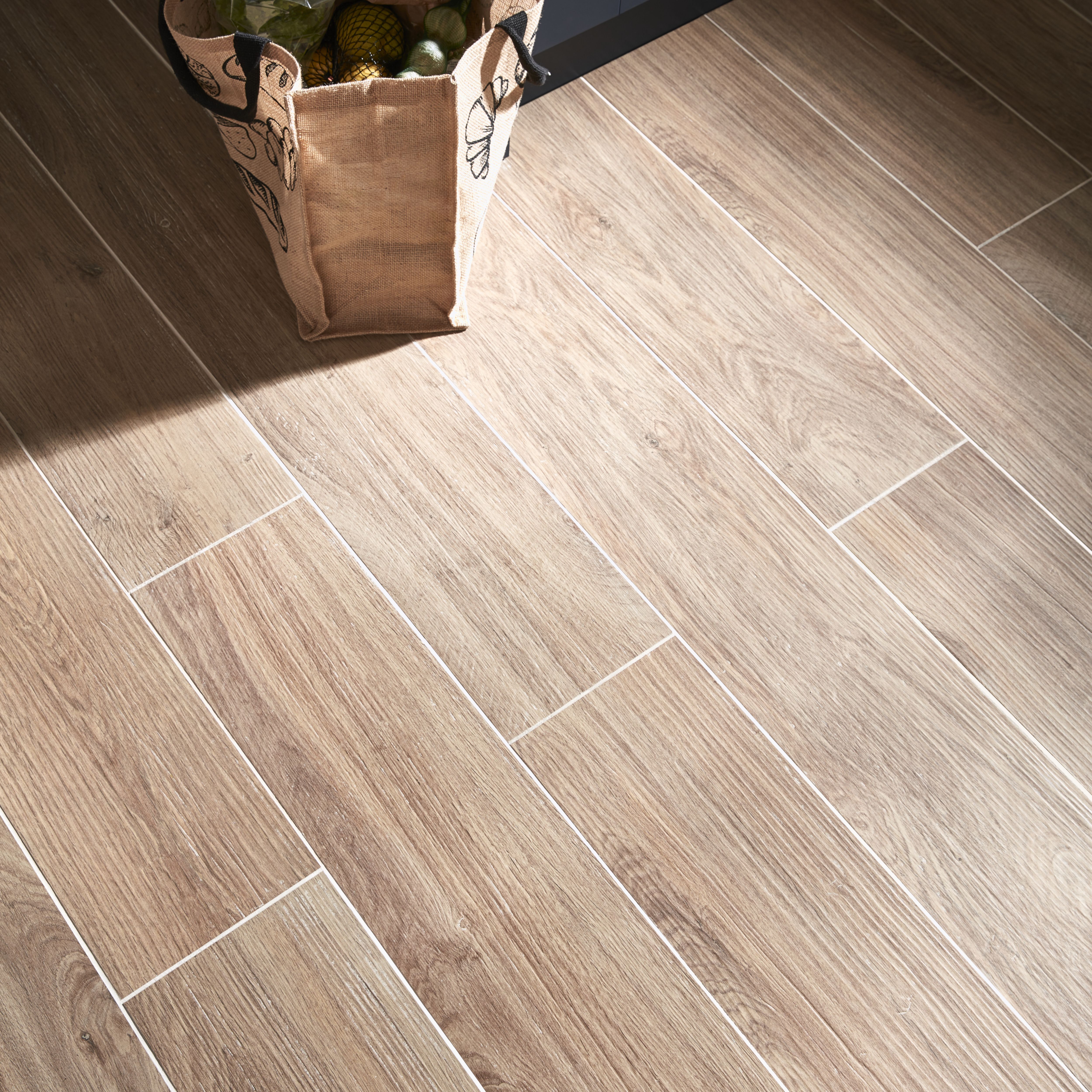 Jazy Natural Wood effect Click vinyl Flooring Sample - 4