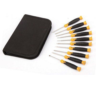 JCB 10 piece Precision Mixed Screwdriver set