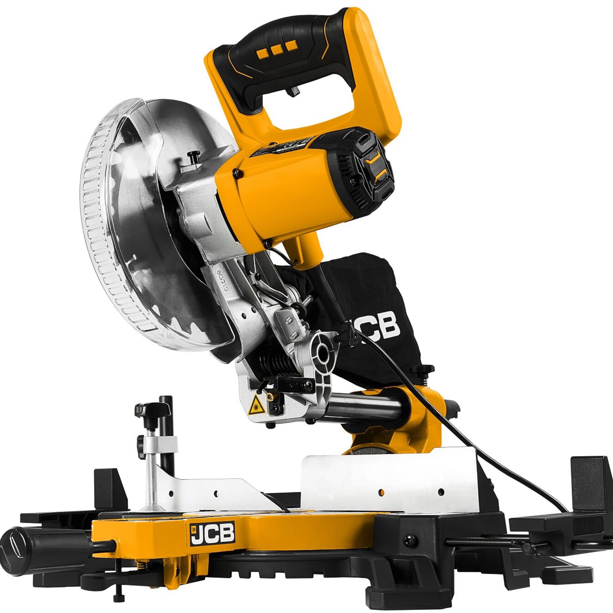 JCB 1500W 240V 210mm Corded Sliding mitre saw JCB-MS210-SB