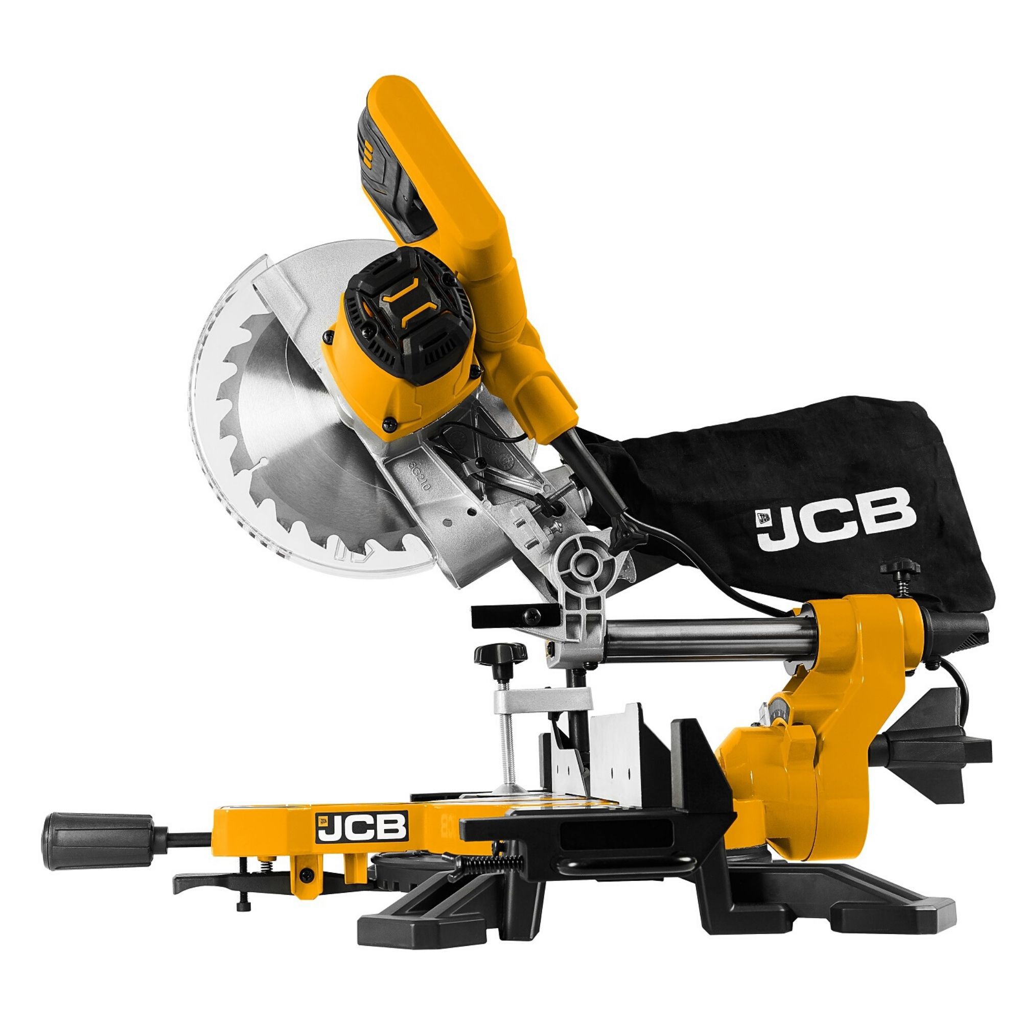 JCB 1500W 240V 210mm Corded Sliding mitre saw JCB-MS210-SB