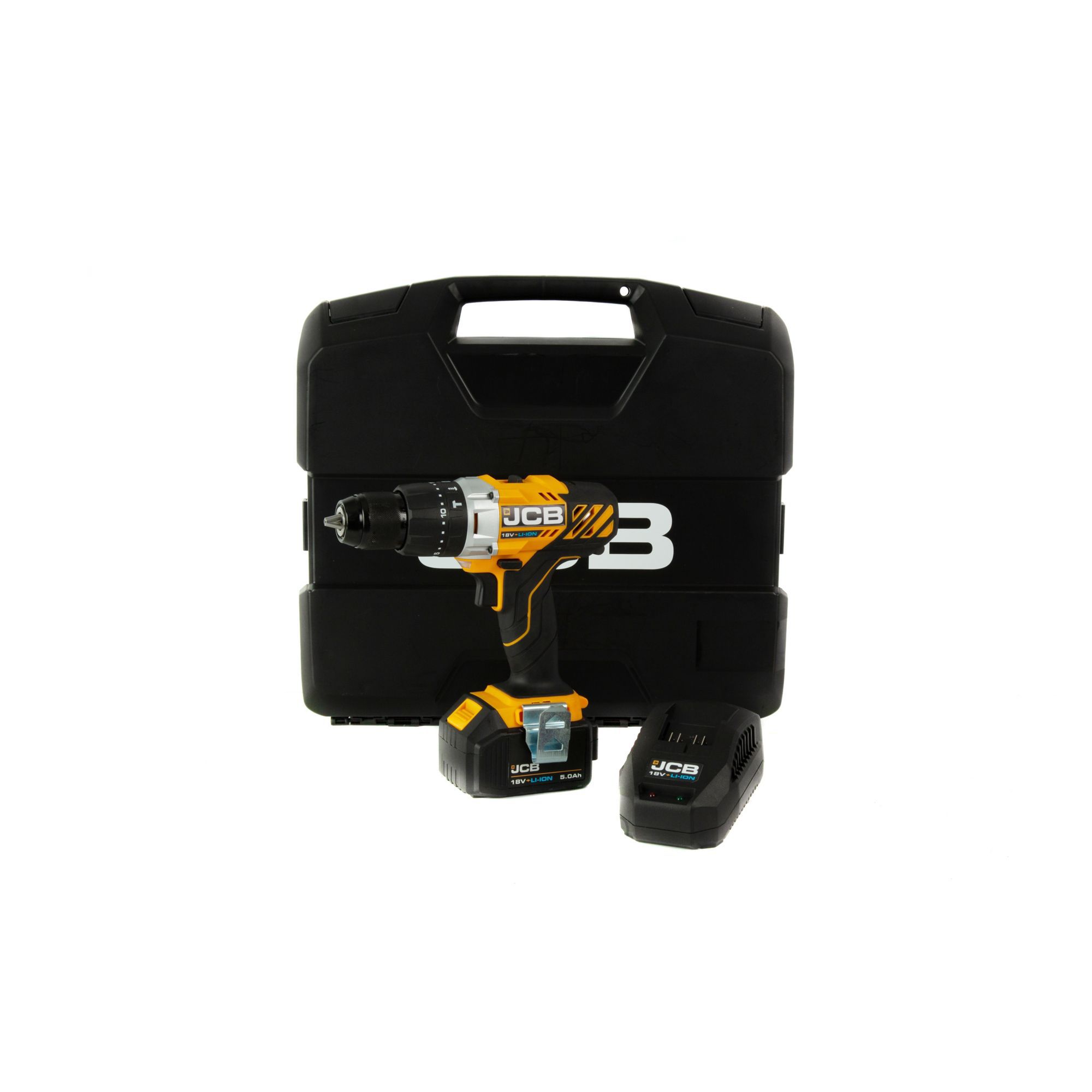 JCB 18V Li-ion Cordless Combi drill (1 x 5Ah) - JCB-18CD-5
