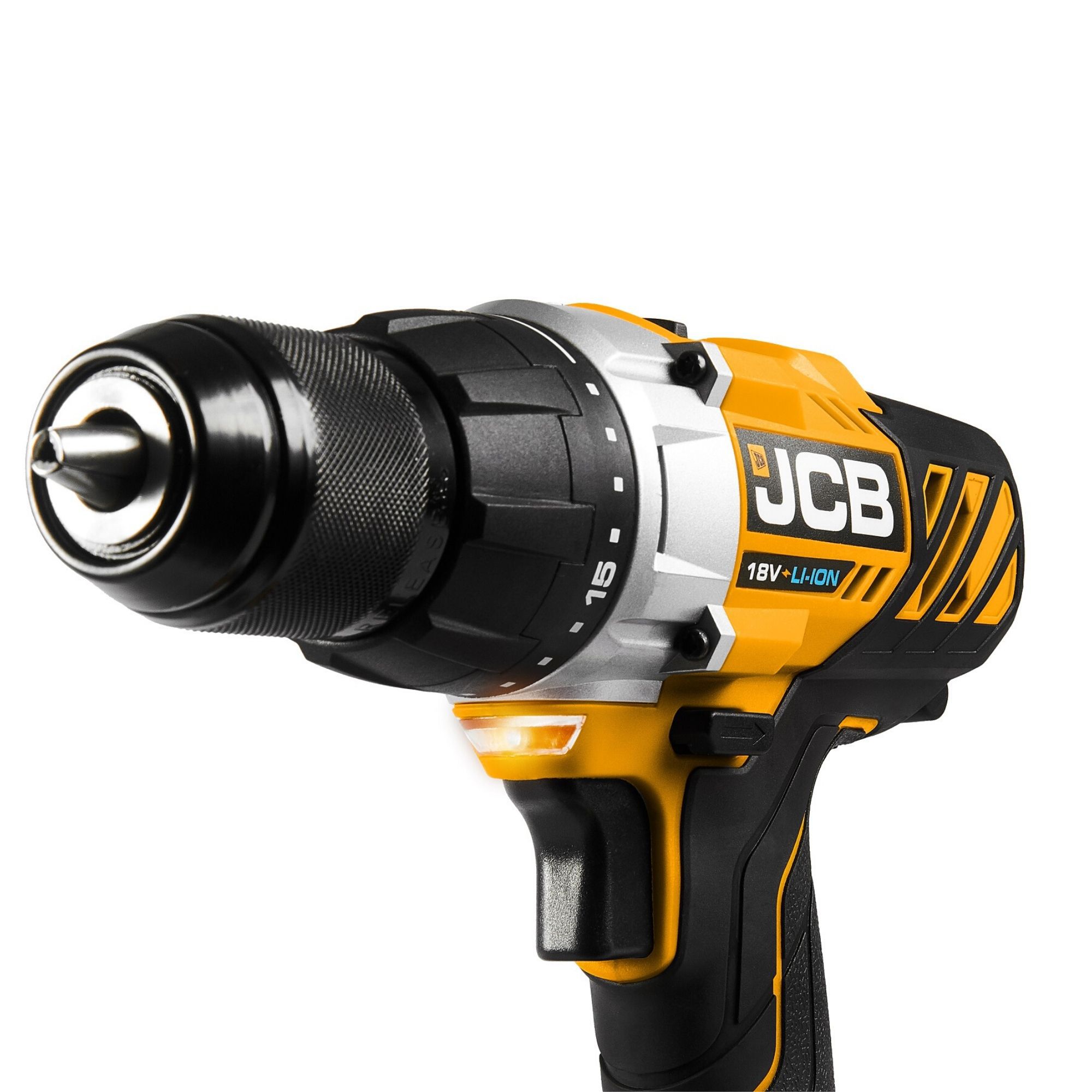 JCB 18V Li-ion Cordless Combi drill (2 x 2Ah) - JCB-18CD-2
