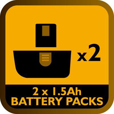 JCB 20V Li-ion Brushed Cordless Combi drill (2 x 1.5Ah) - JCB-CD20LI2.2