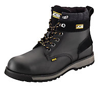 JCB 5CX Black Safety boots, Size 11