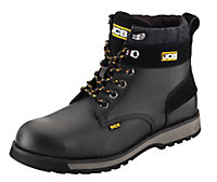 JCB 5CX Black Safety boots, Size 12