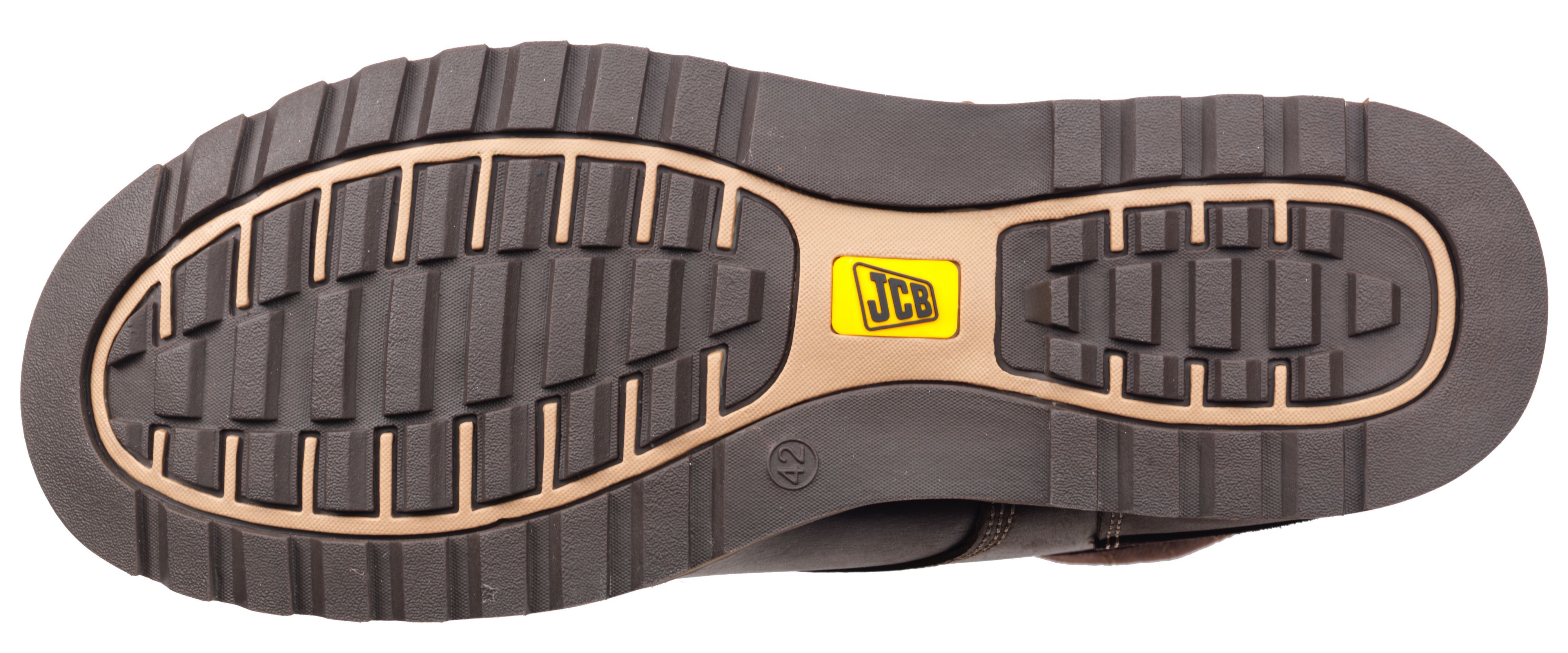JCB 5CX Brown Safety boots, Size 7