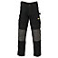 JCB Cheadle Pro Black & grey Trousers, W32" L32"