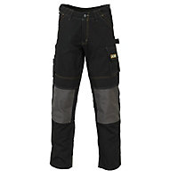 JCB Cheadle Pro Black Trousers, W30" L32"