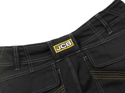JCB Cheadle Pro Black Trousers, W40