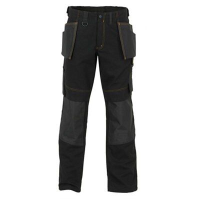 JCB Cheadle Trade Black Trousers, W32" L35"